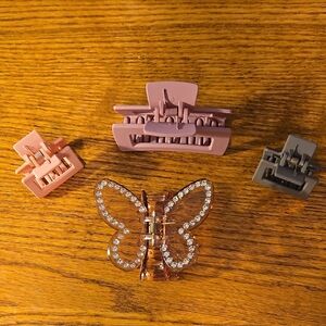 Butterfly and Claw Hair Clips Set